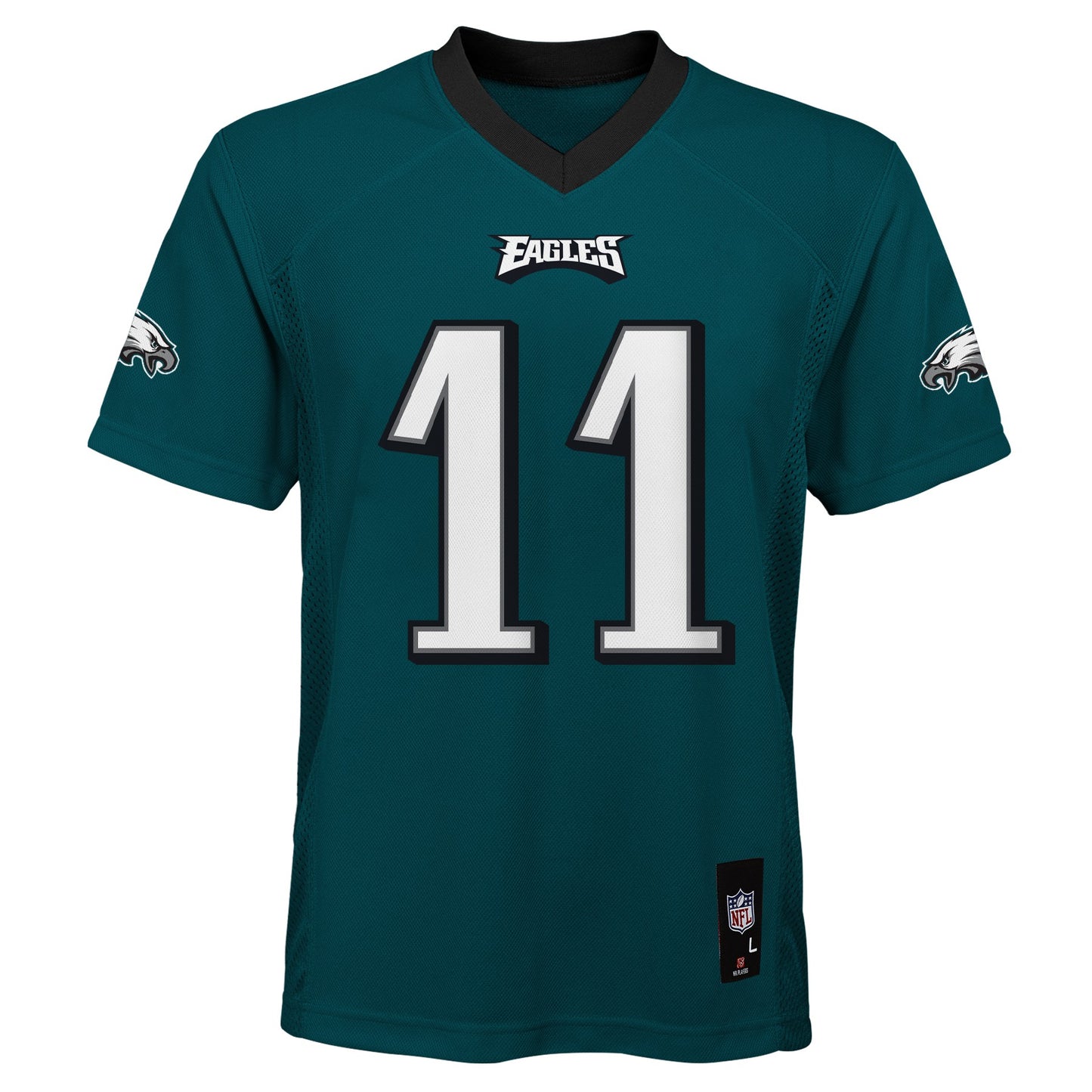 Philadelphia Eagles Outerstuff #11 Youth AJ Brown Mid-Tier Jersey-Green