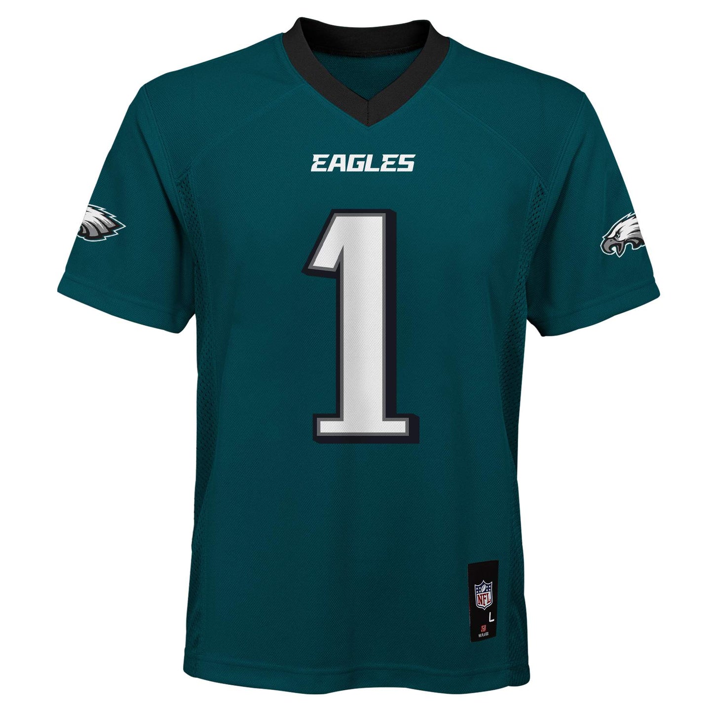 Philadelphia Eagles Outerstuff #1 Jalen Hurts Youth Mid Tier Green Jersey