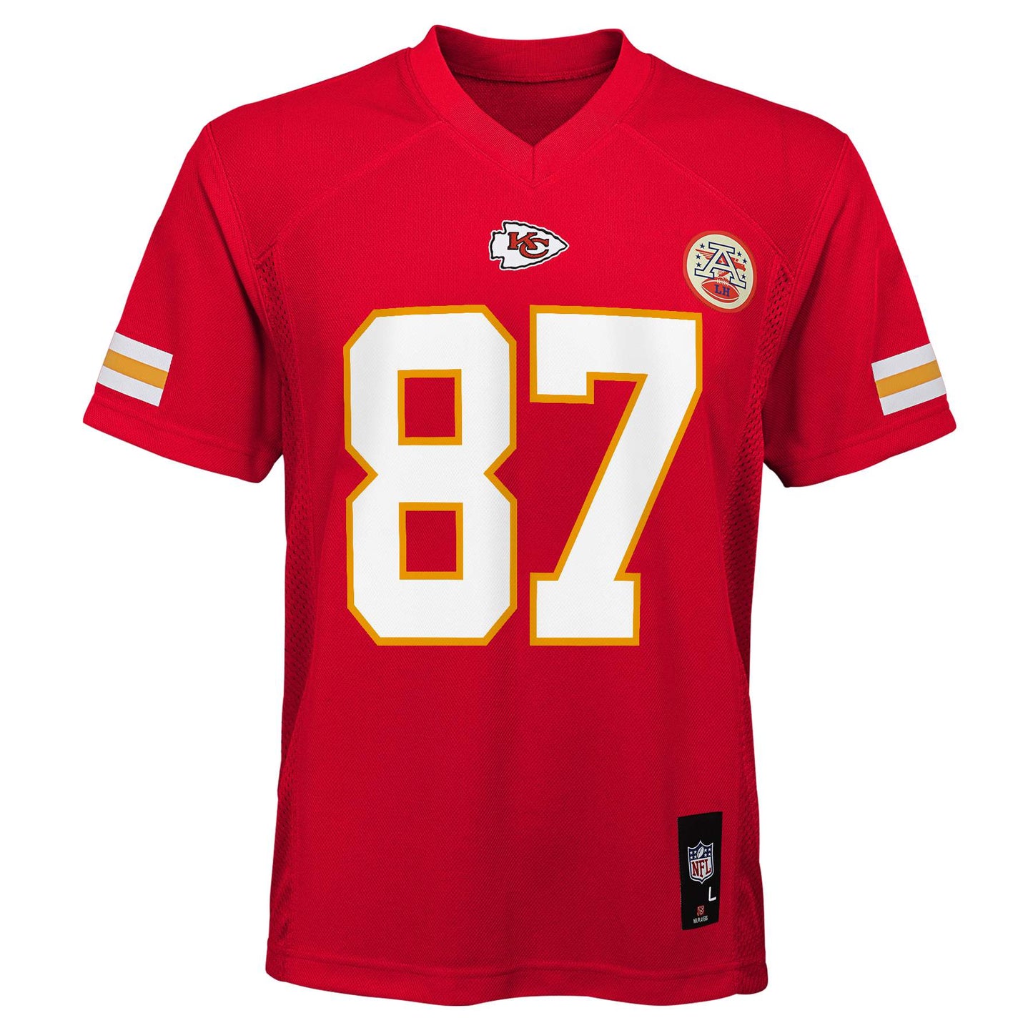 Kansas City Chiefs Outerstuff #87 Travis Kelce Youth Mid Tier Red Jersey