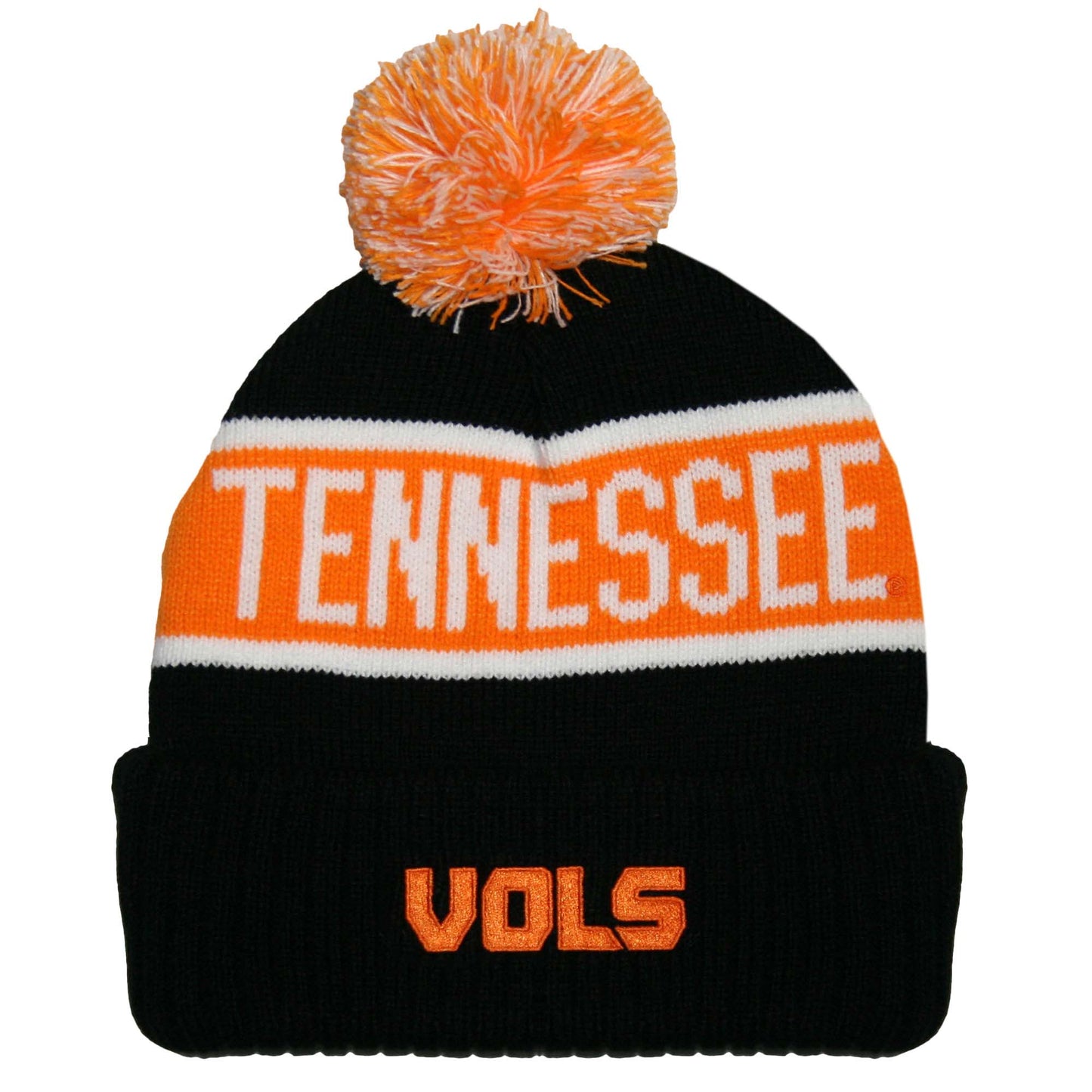 Tennessee Volunteers Franchise Club Warrior Knit Hat - Orange w/ Pom Pom