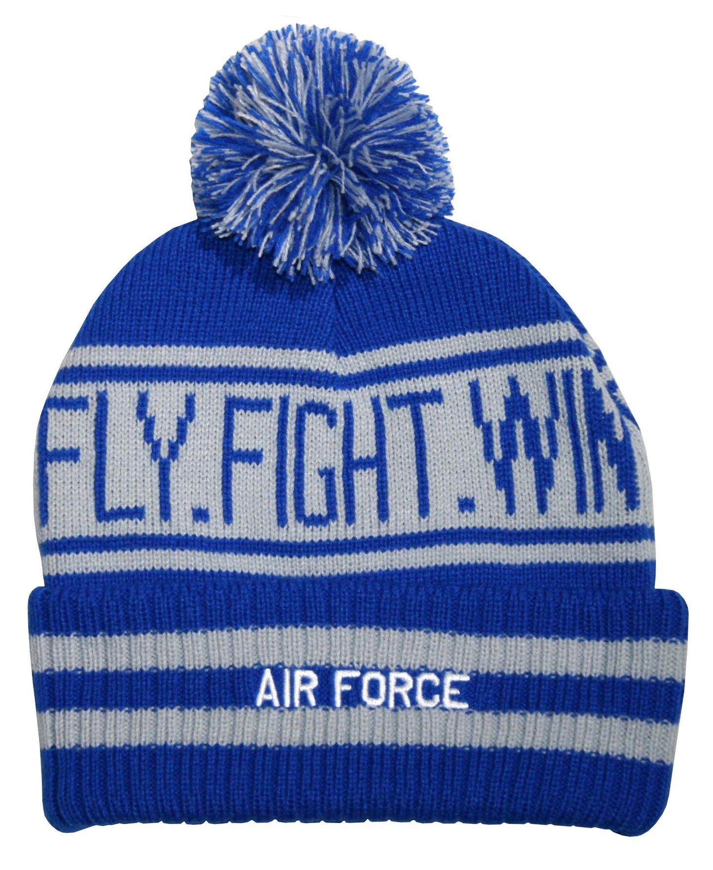 Air Force Falcons Franchise Club Rally Cry Knit Hat - Blue w/ Pom Pom