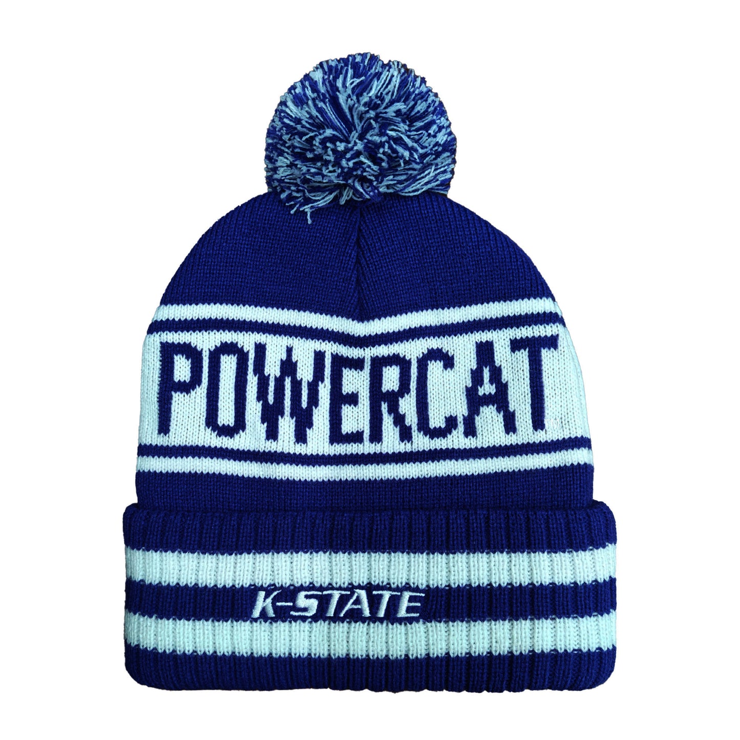 Kansas State Wildcats Franchise Club Rally Cry Knit Hat - Purple w/ Pom Pom