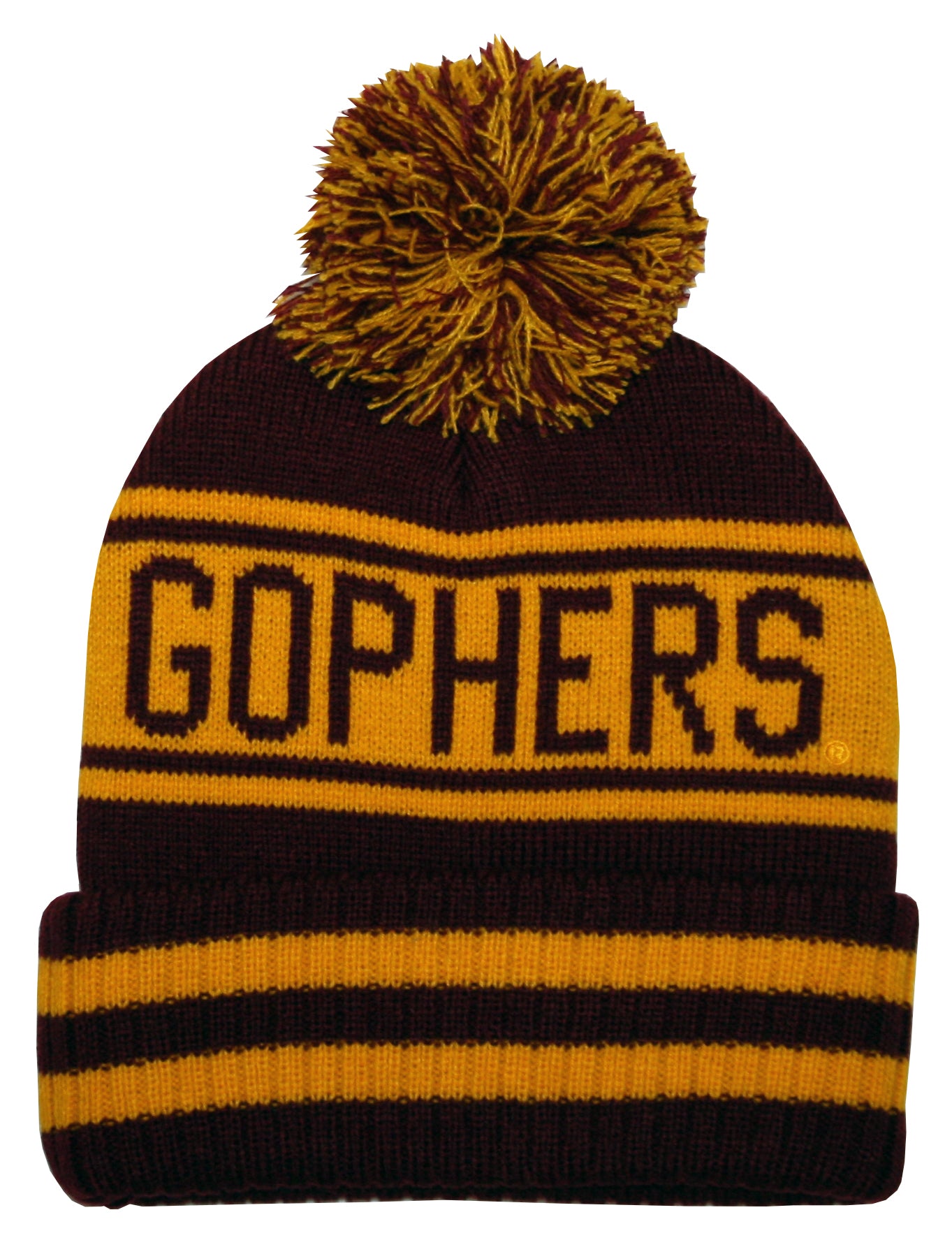 Minnesota Golden Gophers Franchise Club Rally Cry Knit Hat - Burgandy w/ Pom Pom