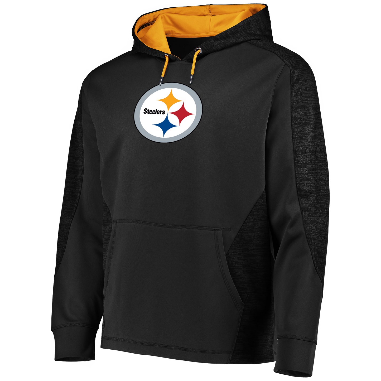 Pittsburgh Steelers Armor Hoodie Men's Sweat Tops - Black