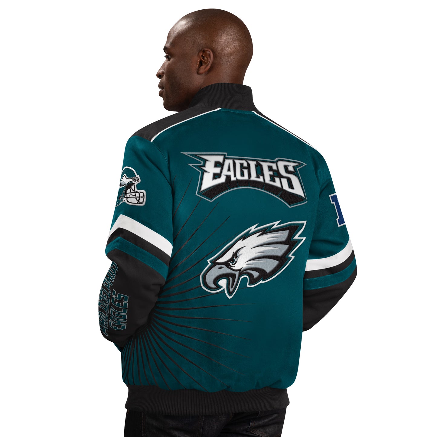 Philadelphia Eagles Extreme Redzone Twill Men's Jacket By G-III - Green