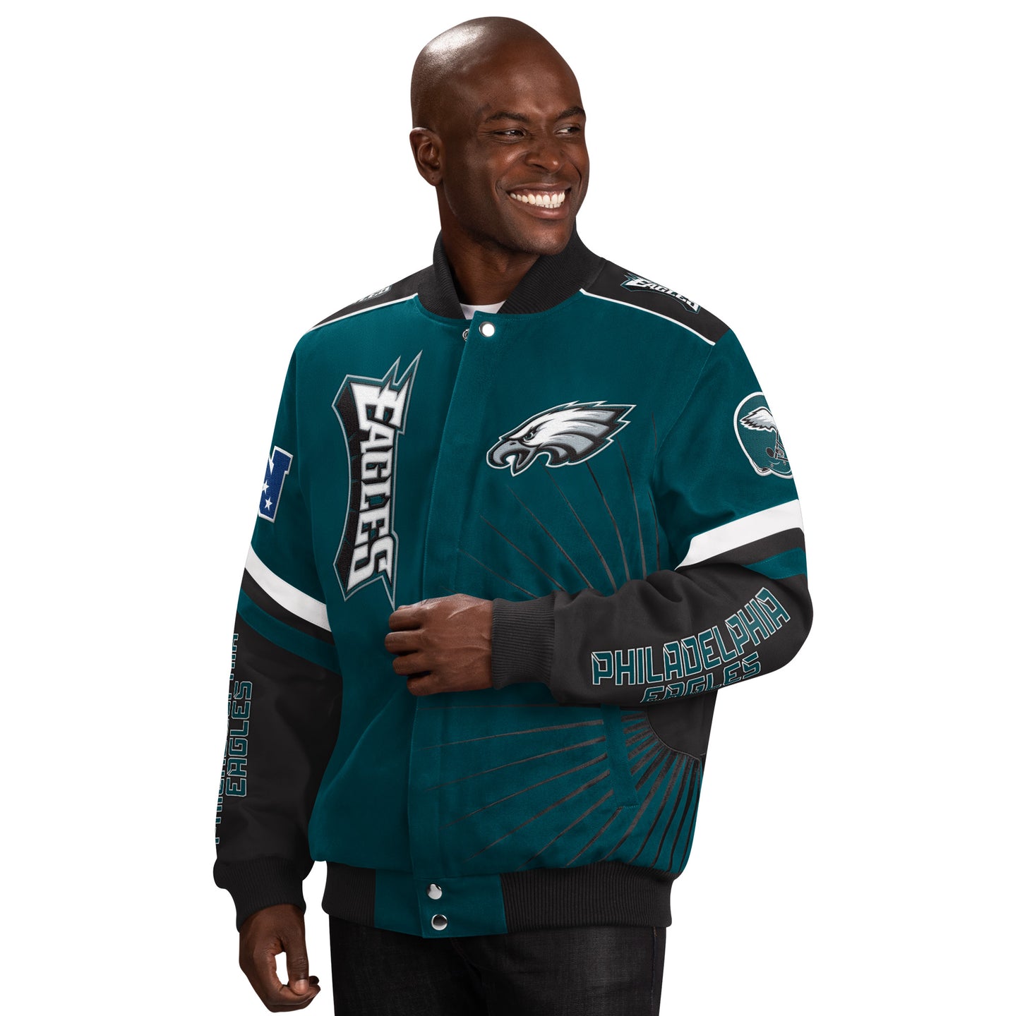 Philadelphia Eagles Extreme Redzone Twill Men's Jacket By G-III - Green