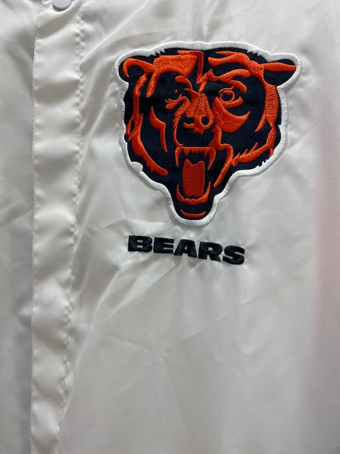 Chicago Bears MTC City Scape Full Snap Jacket - White