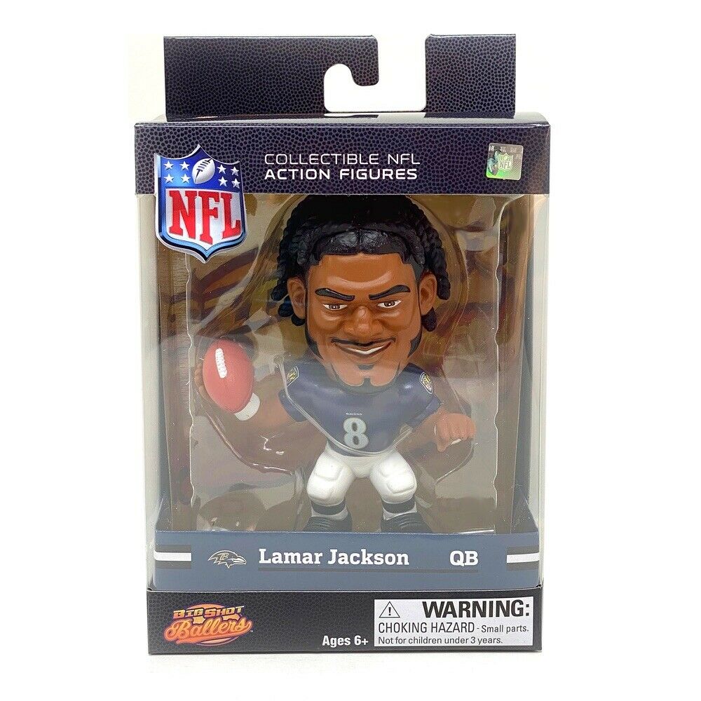 Baltimore Ravens Lamar Jackson Big Shot Baller Action Figure