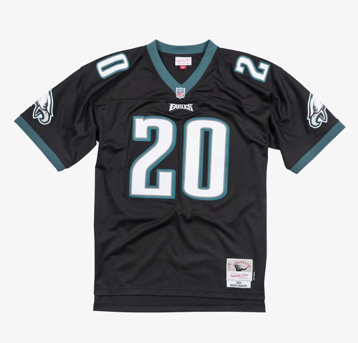 Philadelphia Eagles Mitchell & Ness #20 2004 Brian Dawkins Legacy Black Jersey
