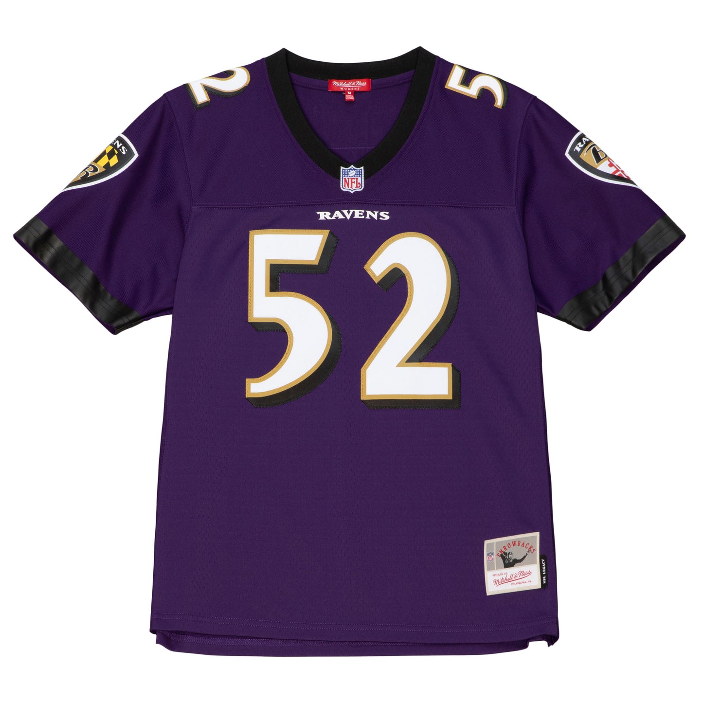Baltimore Ravens Mitchell & Ness # 52 Ray Lewis Women's Purple Legacy Jersey