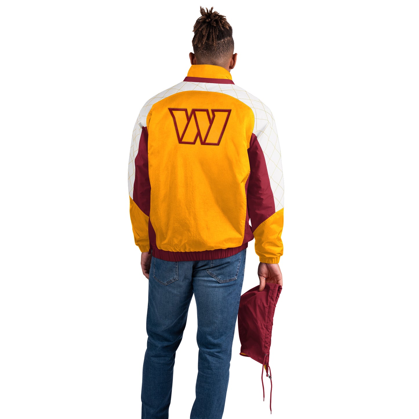 Washington Commanders Starter Body Check 1/2 Zip Pullover Men's Jacket