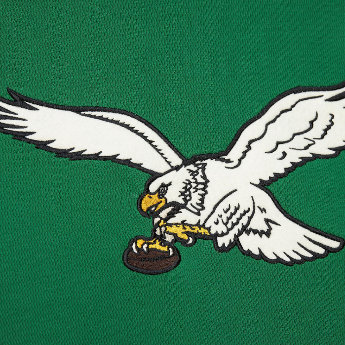 Philadelphia Eagles Mitchell & Ness Legendary Vintage Thermal Hoodie