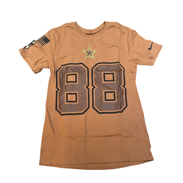 Dallas Cowboys #88 CeeDee Lamb Salute to Service Player T-Shirt - Brown