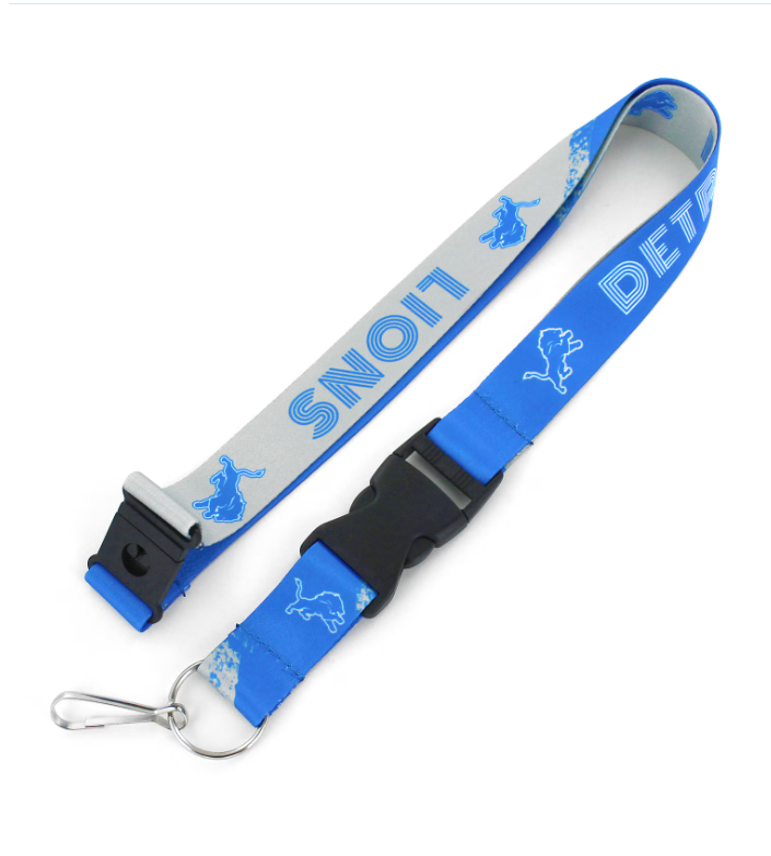 Detroit Lions Crossfade Team Lanyard