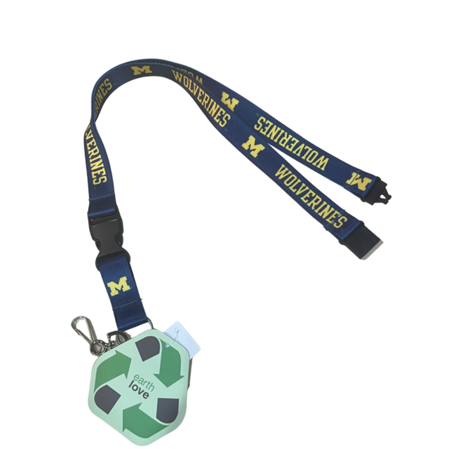 Michigan Wolverines MoJo Earth Series Lanyard