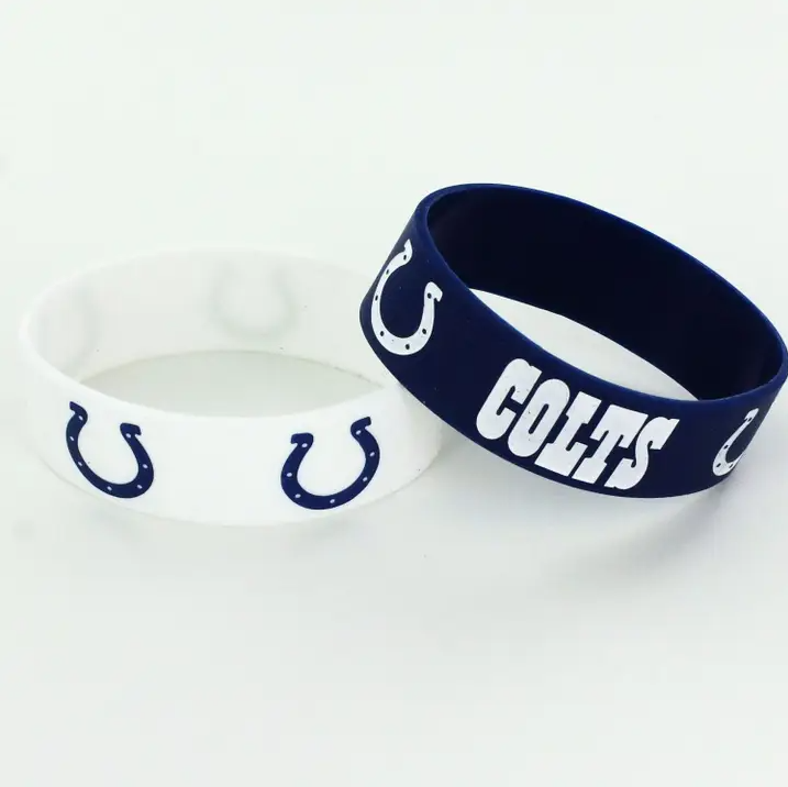 Indianapolis Colts Team Fan Bands Set of Two