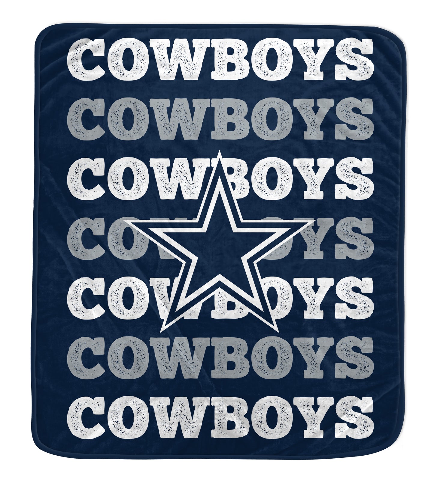 Dallas Cowboys Pegasus 60x70 Repeat Wordmark Fleece Throw