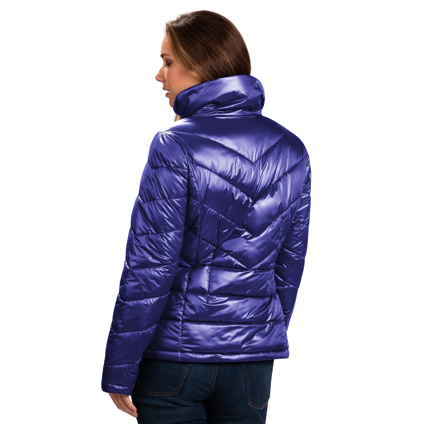 Baltimore Ravens Team Tailgate Womens Jacket - Purple