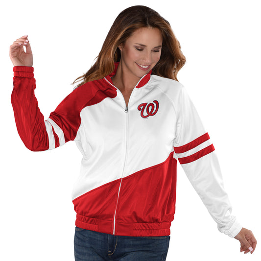 Washington Nationals G-III Women's Pitch Perfect  Track Jacket