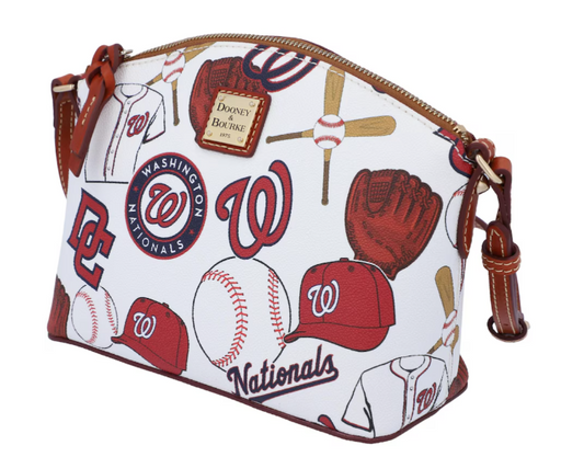 Washington Nationals Dooney & Bourke Suki Crossbody With Medium Wristlet