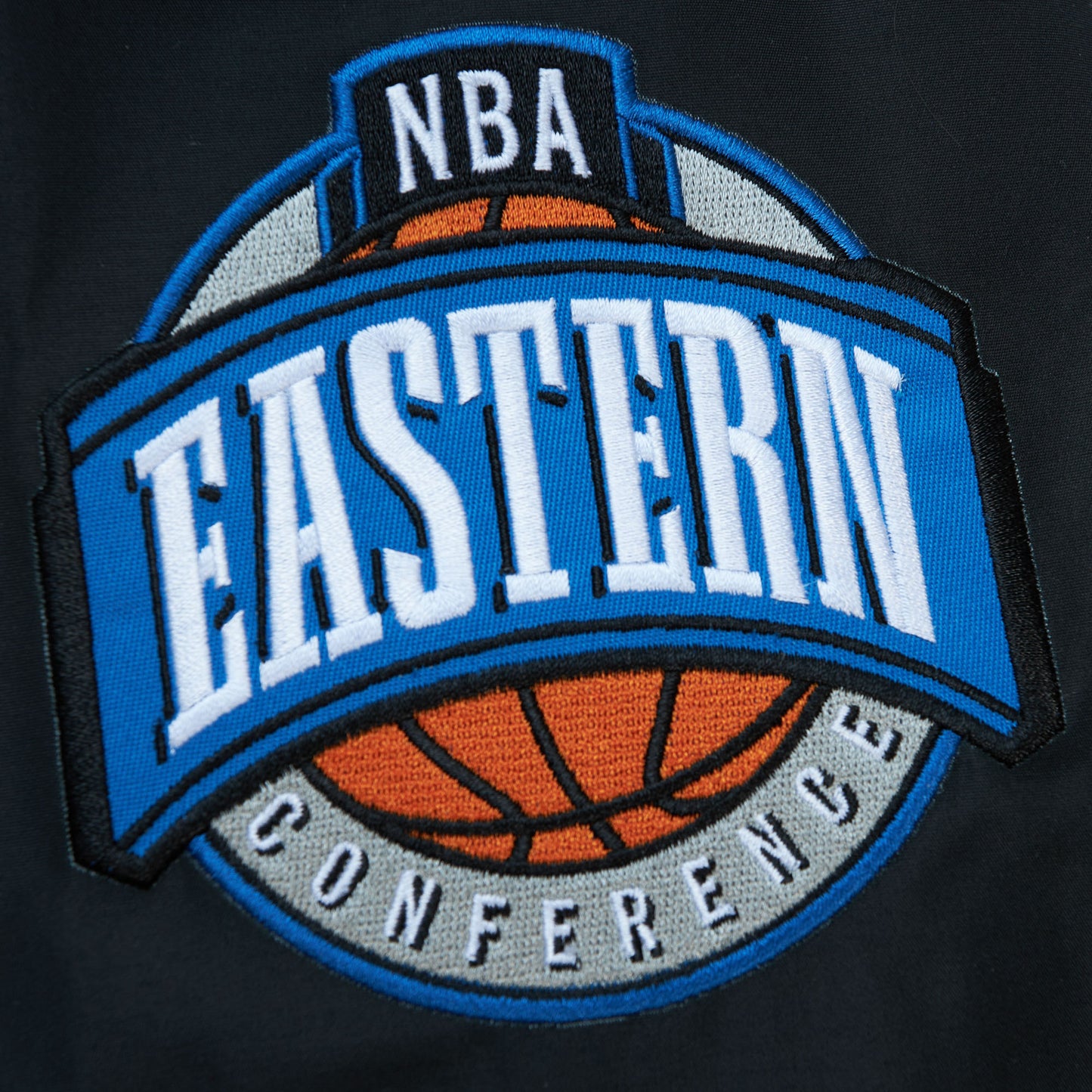 Chicago Bulls Mitchell & Ness Exploded Logo Warm Up Full Zip Jacket - Black