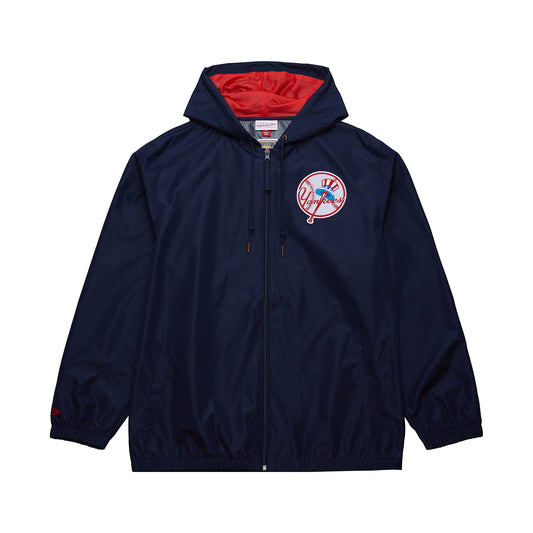 New York Yankees Mitchell & Ness Vintage Logo Windbreaker - Navy