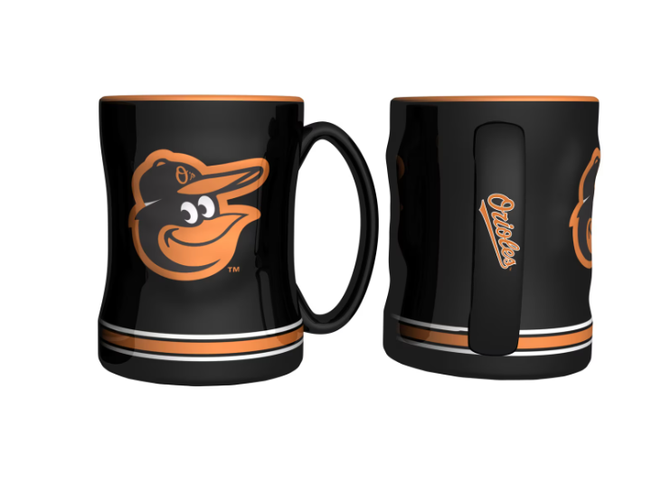 Baltimore Orioles LOGO Brands Relief Sculpted Mug