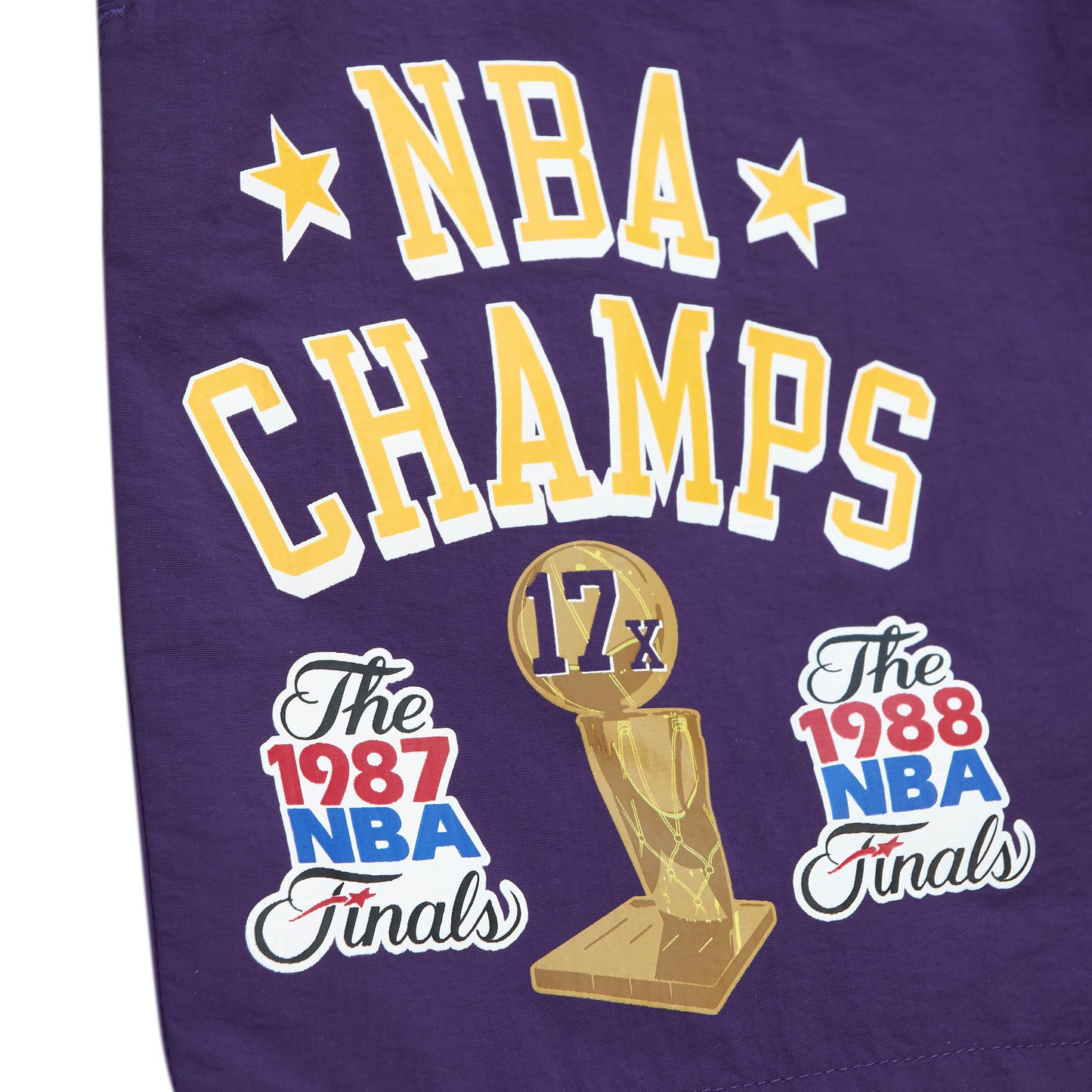 Los Angeles Lakers Mitchell & Ness 17x Champions Heritage Shorts - Purple