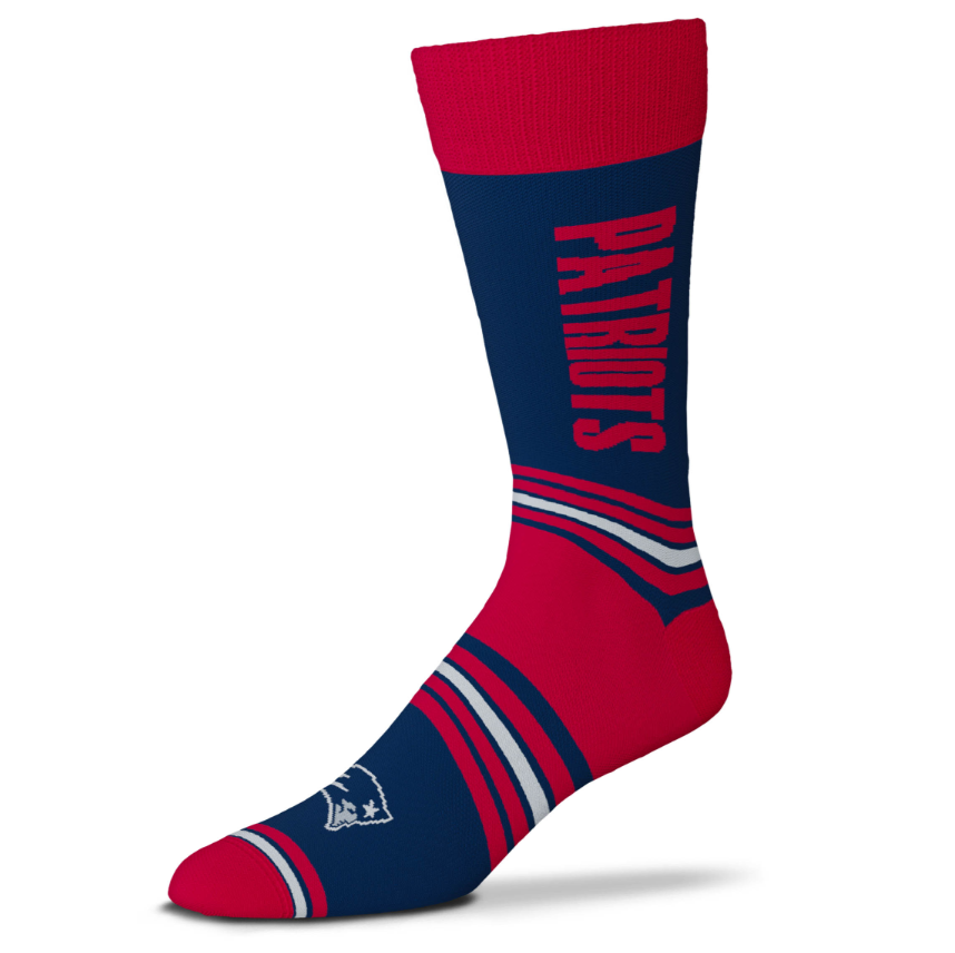 New England Patriots For Bare Feet Go Team Socks OSFM