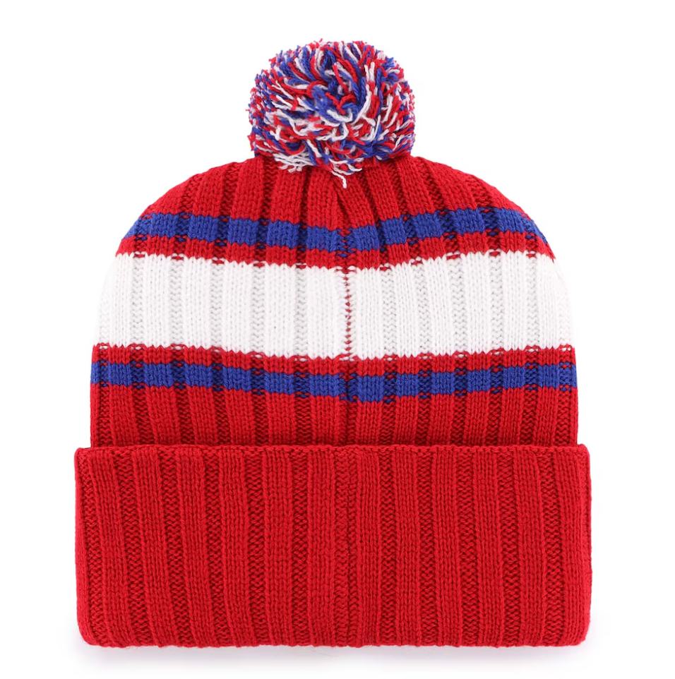 Philadelphia Phillies '47 Plateau Cuffed Knit Hat with Pom - Red