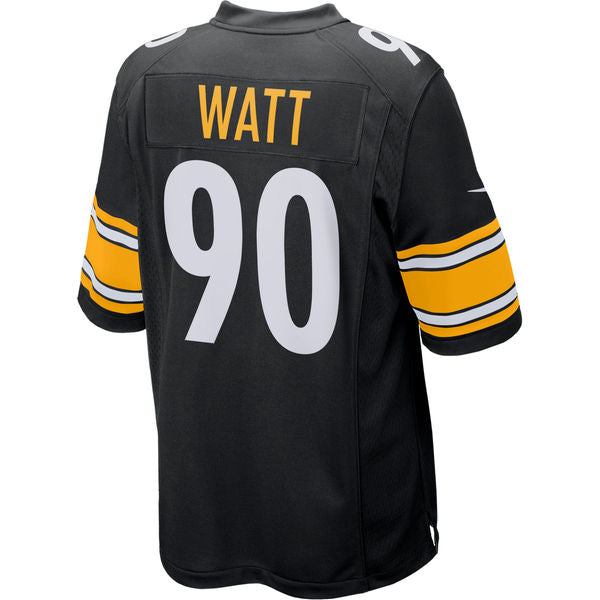 Pittsburgh Steelers Nike #90 T.J Watt Youth Jersey-Black