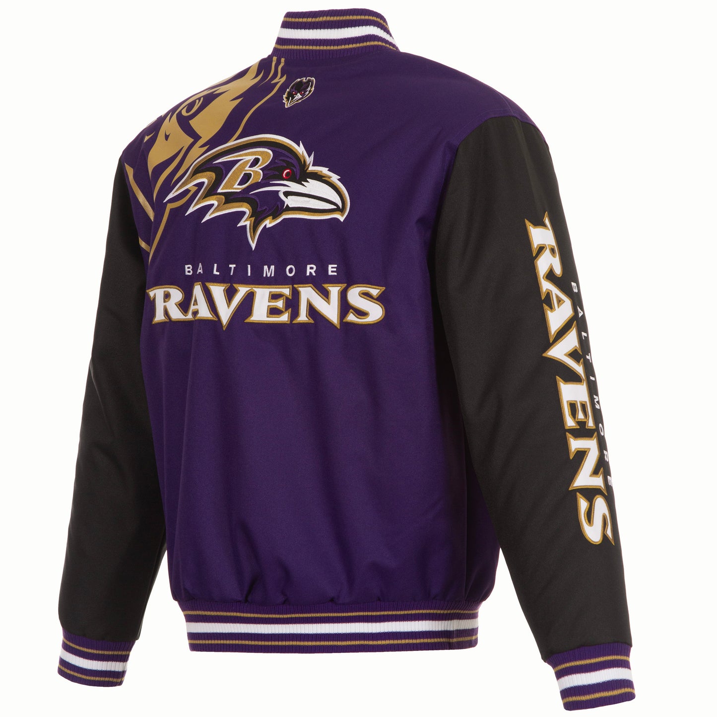 Baltimore Ravens JH Design Poly-Twill Jacket - Purple