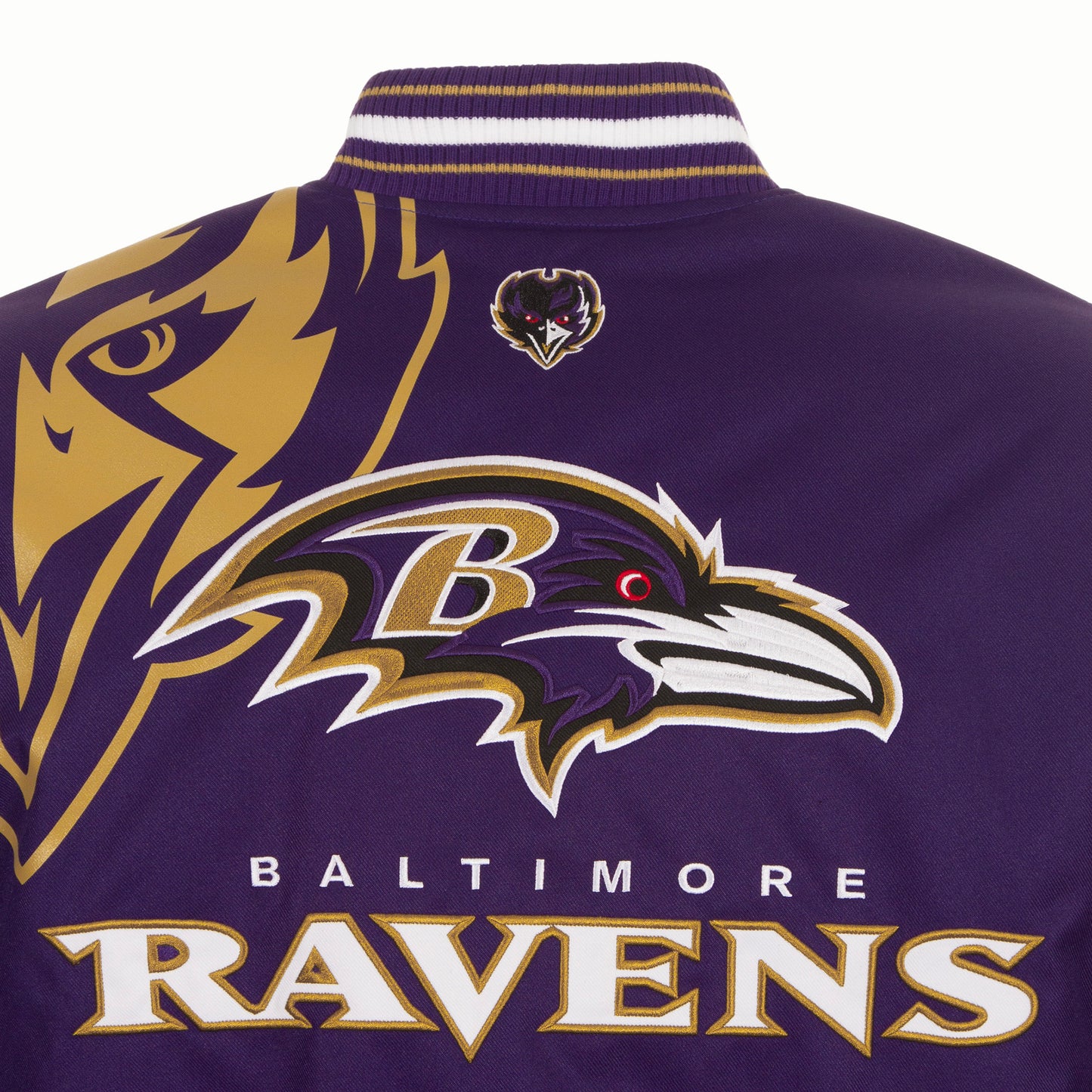 Baltimore Ravens JH Design Poly-Twill Jacket - Purple