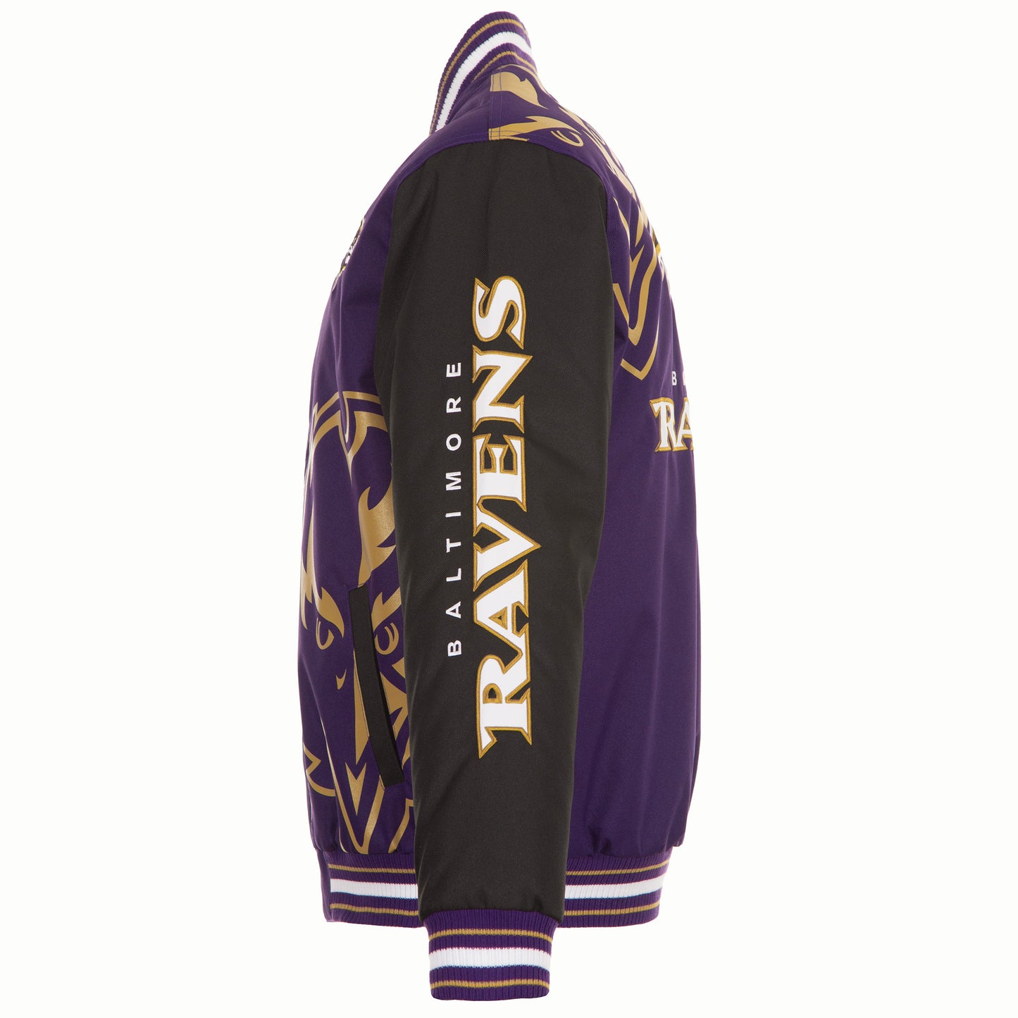 Baltimore Ravens JH Design Poly-Twill Jacket - Purple