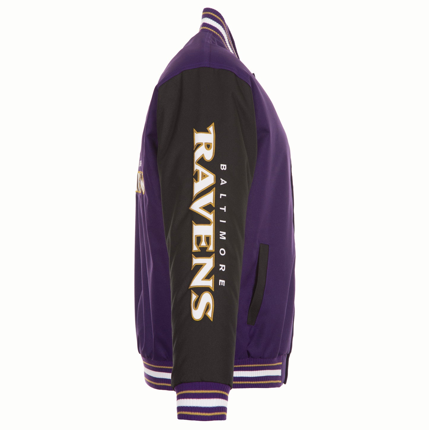 Baltimore Ravens JH Design Poly-Twill Jacket - Purple