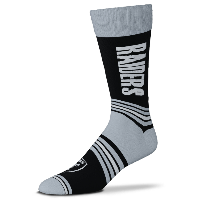 Las Vegas Raiders For Bare Feet Go Team Socks OSFM