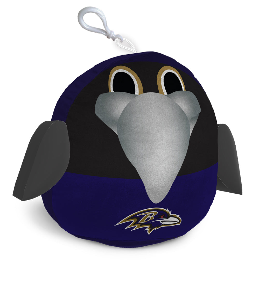 Baltimore Ravens Pegasus Mascot Poe Plushie Key Chain