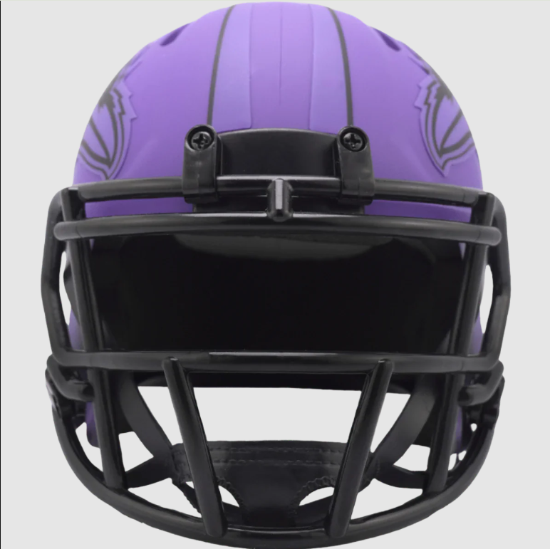 Baltimore Ravens Riddell Rave Purple Speed Mini Helmet