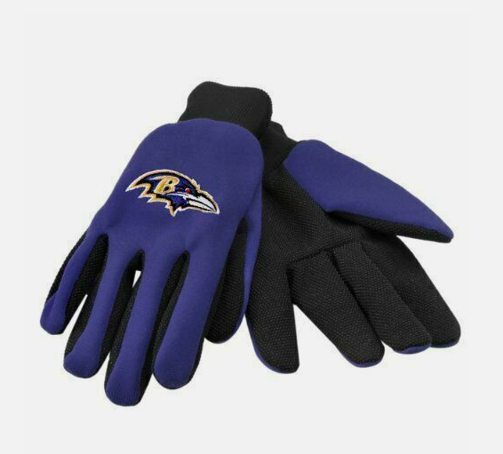 Batlimore Ravens Forever Collectibles Utility Gloves