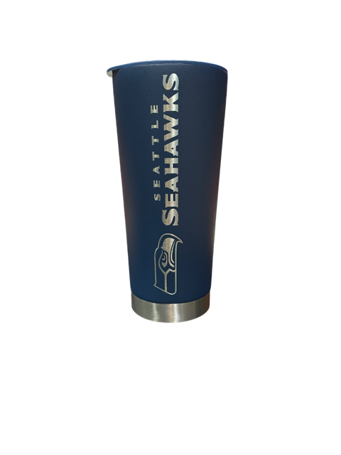 Seattle Seahawks 18oz. Navy Roadie Tumbler