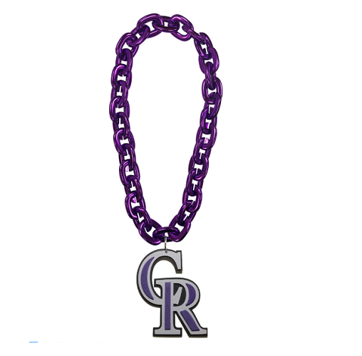 Colorado Rockies FanFave Home Run Fan Chain - Purple