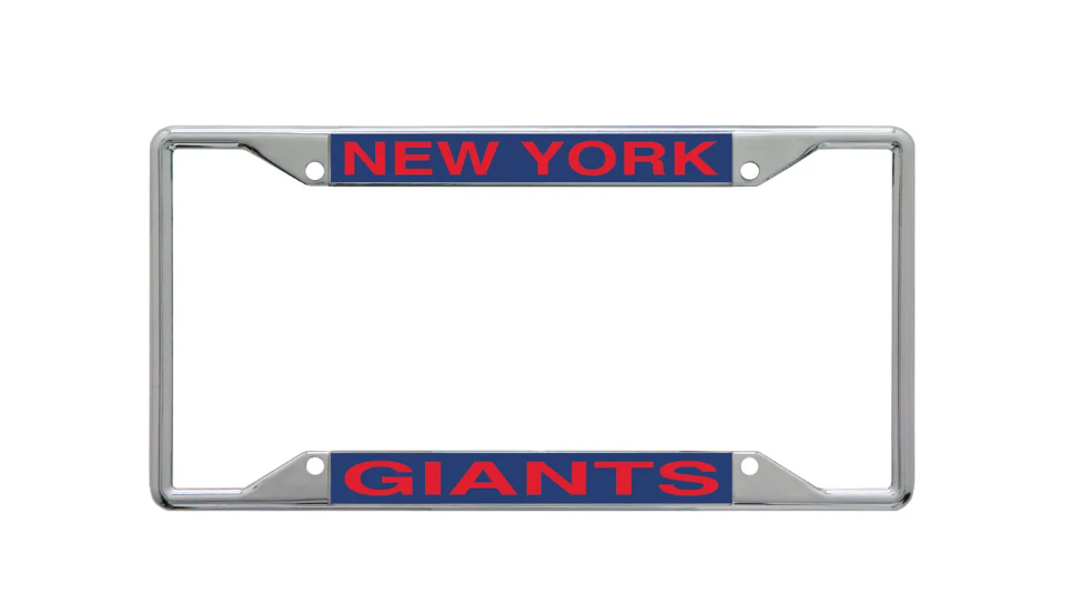 New York Giants Wincraft Blue License Plate Frame