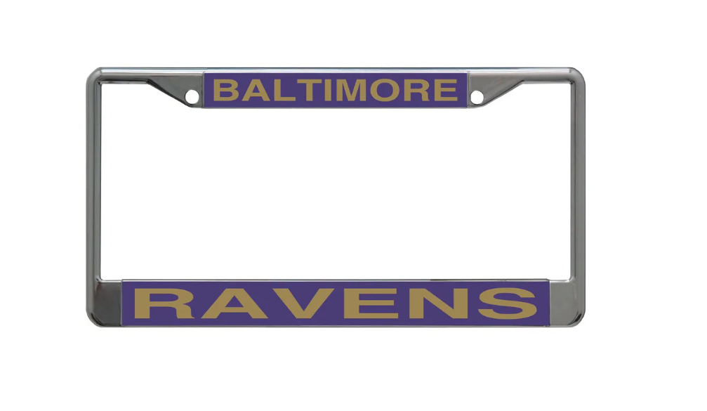 Baltimore Ravens Wincraft Purple License Plate Frame