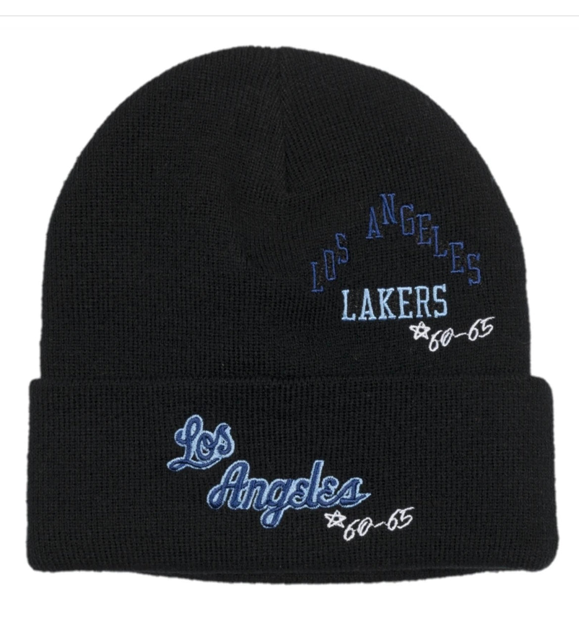 Los Angeles Lakers Mitchell & Ness Timeline Knit Hat