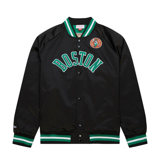 Boston Celtics Mitchell & Ness Light Weight Satin Jacket - Black