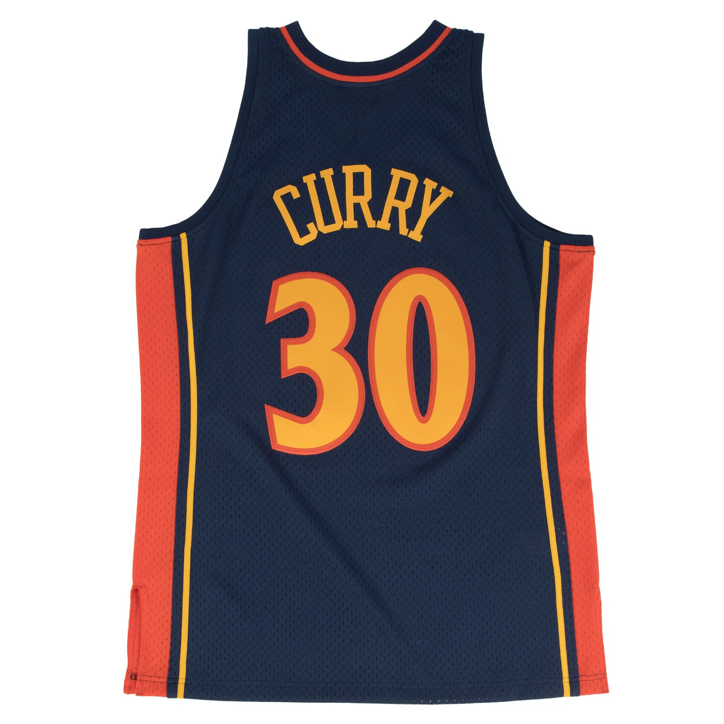 Golden State Warriors Mitchell & Ness #30 Stephen Curry Blue 2009-10 Hardwood Classics Swingman Jersey