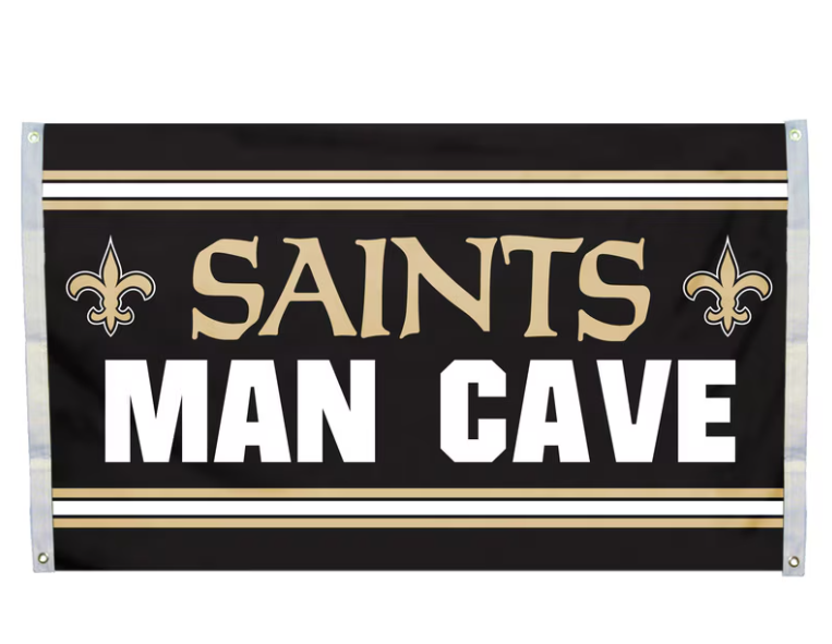 New Orlean Saints Fremont Die 3' x 5' Man Cave Flag