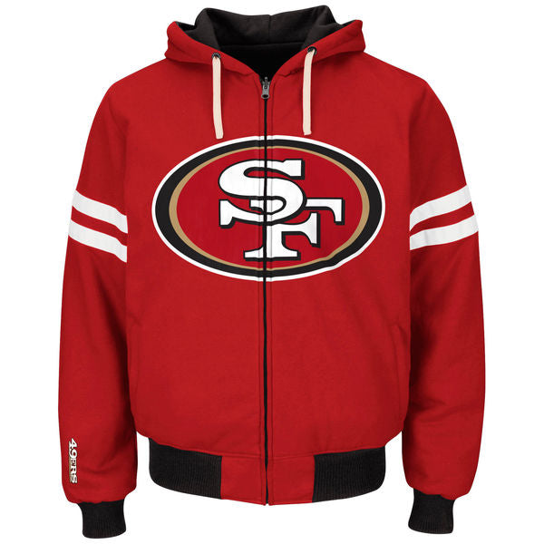 San Francisco 49ers G-III Legend Reversible Mens Jacket - Scarlet