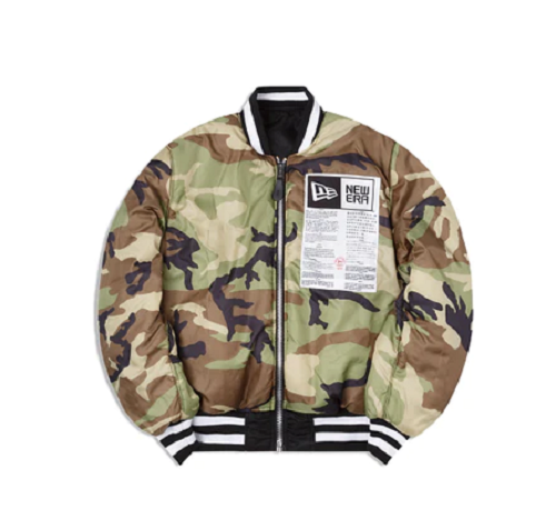 Los Angeles Dodgers Alpha Industries MA-1 Reversible Bomber Jacket-Black/Camo