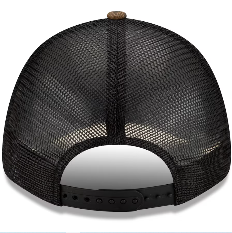 Cleveland Guardians New Era Camo 9FORTY Trucker Snapback Hat